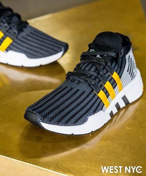 Adidas eqt support adv black and yellow Clearance