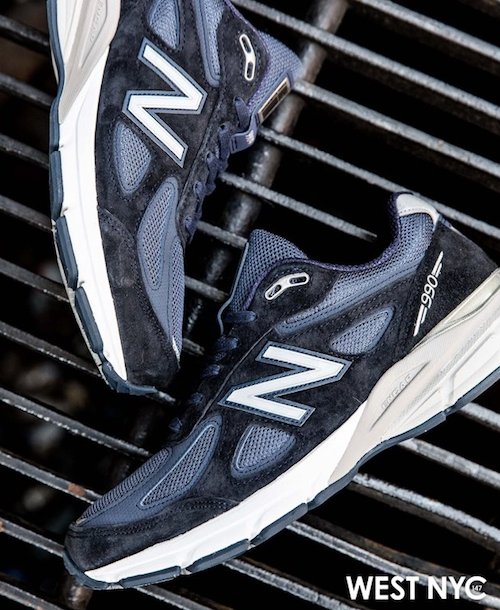 New Balance M990NV4 "Navy / Silver" Made in USA - West NYC