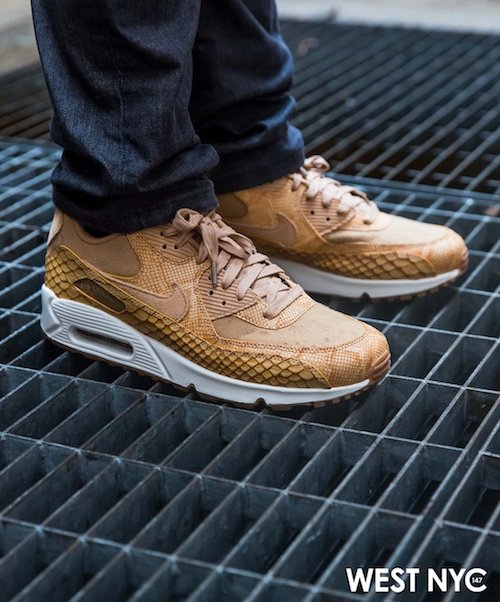Nike thea tan snakeskin Clearance