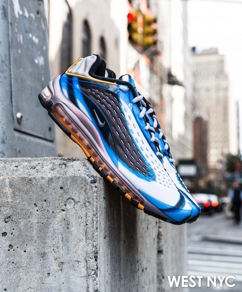 Nike Air Deluxe Blue / Orange Peel" – West NYC