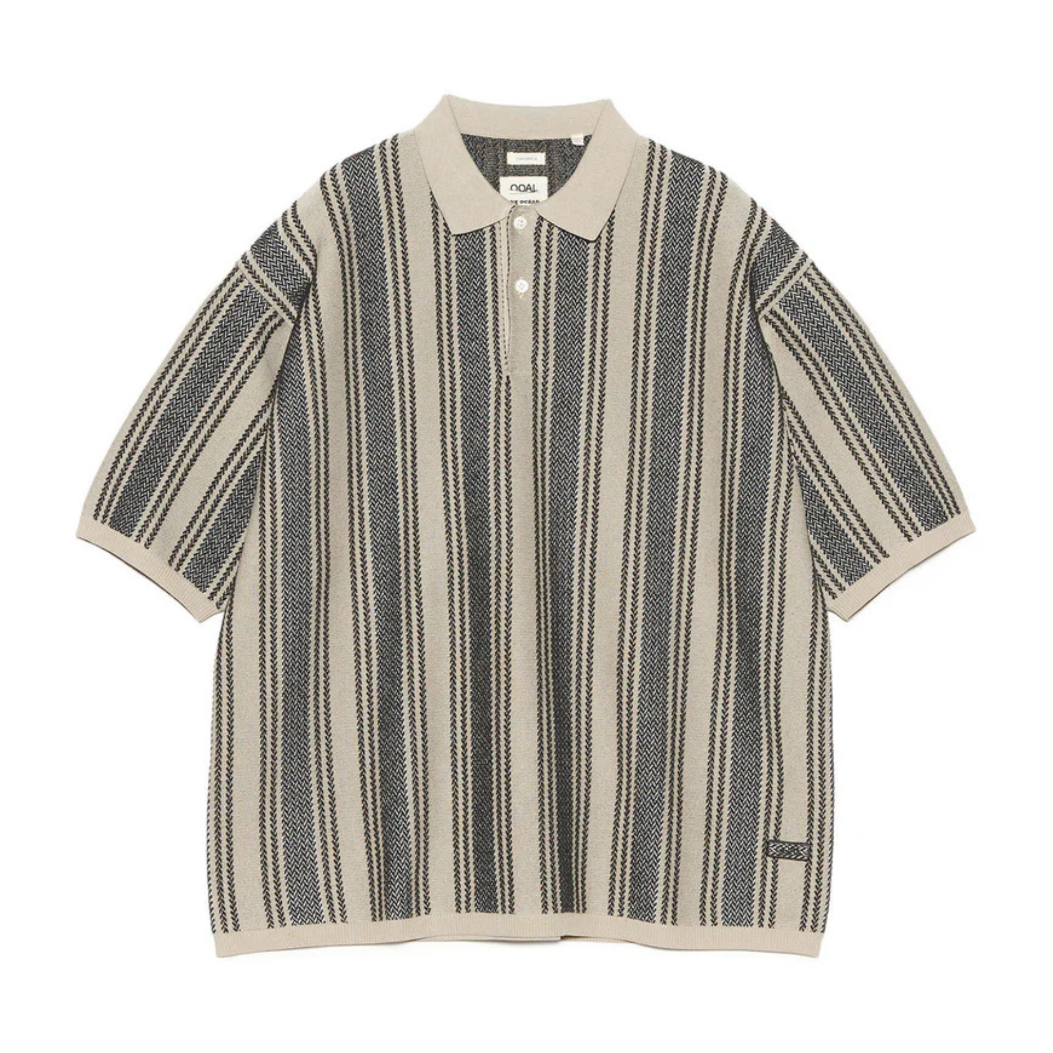 Nanamica Men's Knit Polo Sweater Charcoal – West NYC