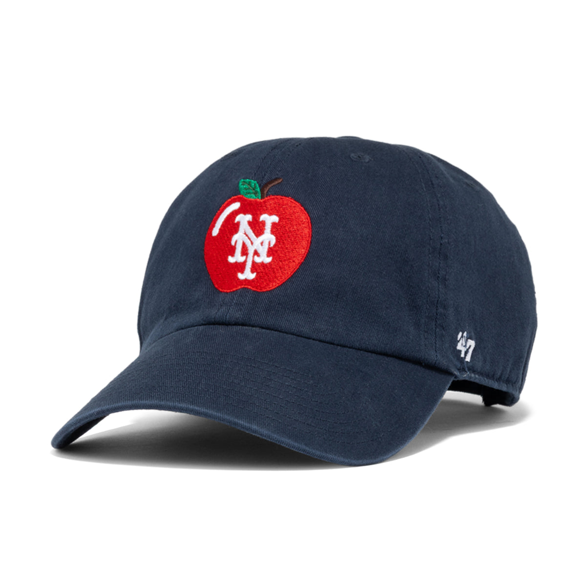 47 Brand New York Mets Apple Clean Up Navy Blue – West NYC
