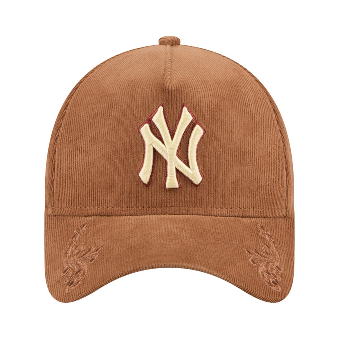 New Era AF9FORTY New York Yankees Tan Corduroy Hat - 10052233 - West NYC