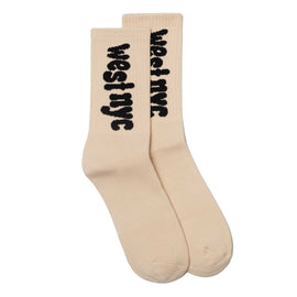 West NYC Funky Spellout Sock Sail/Black - 10051928 - West NYC
