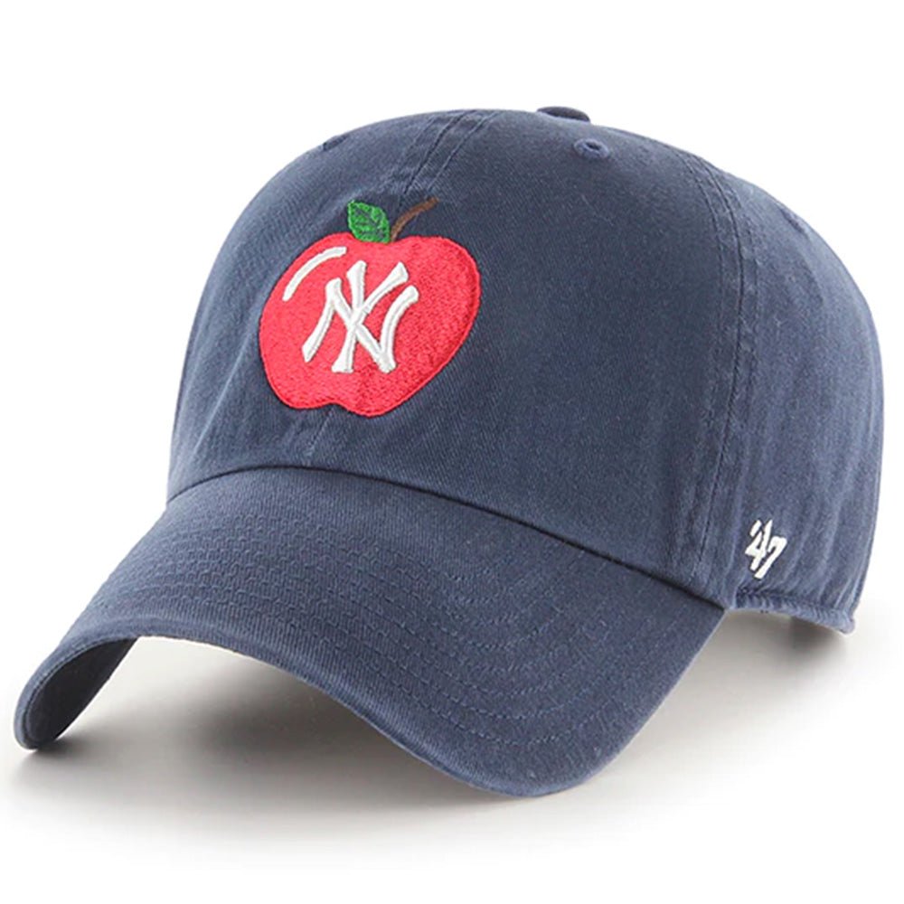 47 Brand New York Yankees Apple Navy Clean Up Adjustable Hat – West NYC