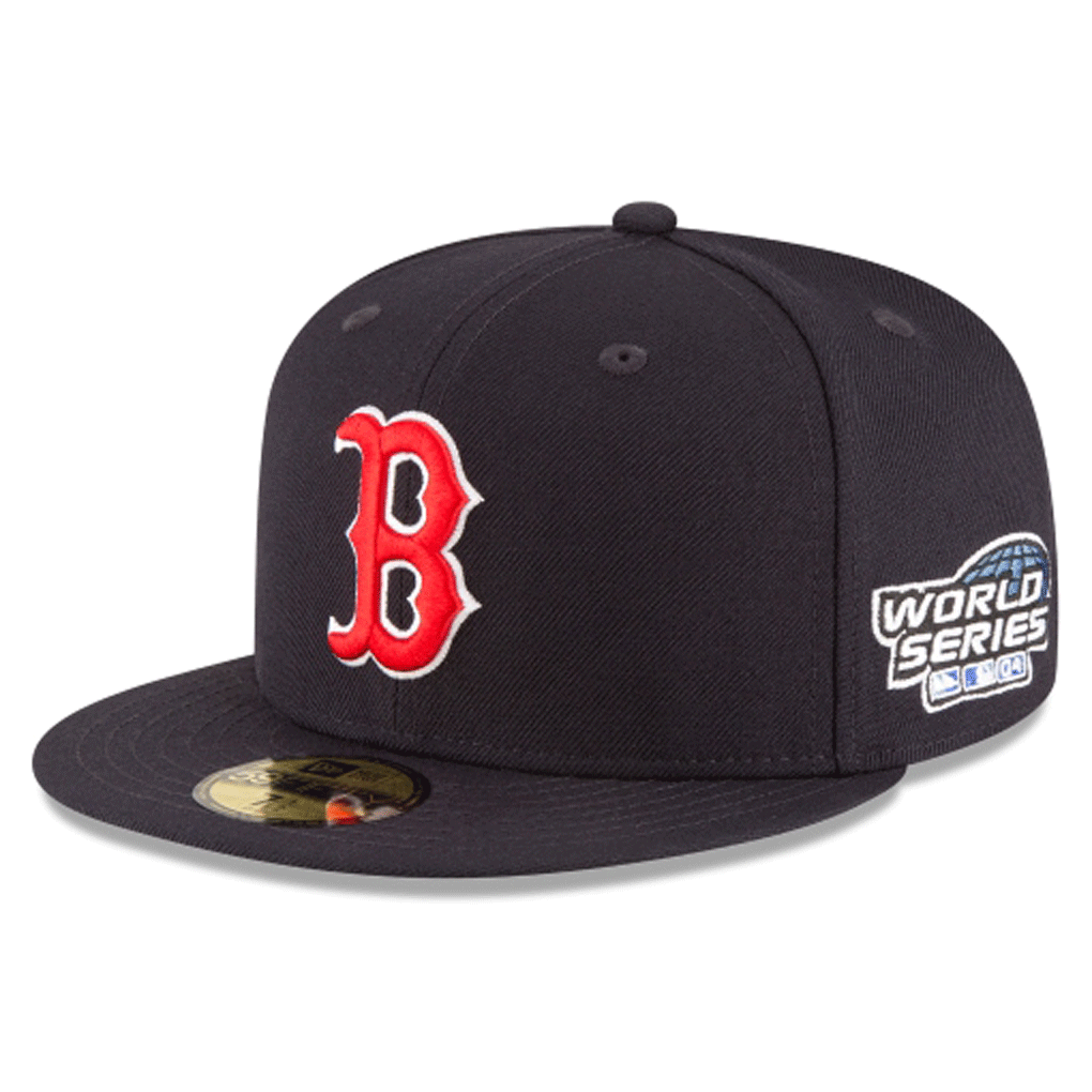 New Era 59Fifty Boston Red Sox World Series Black / Red Fitted