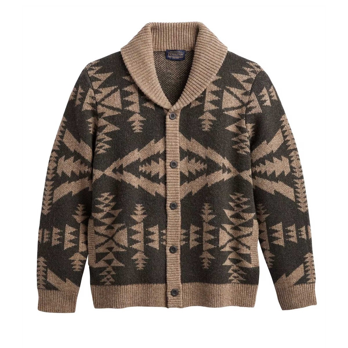 Pendleton Men's Trapper Peak Sweater Pine/Brown West NYC