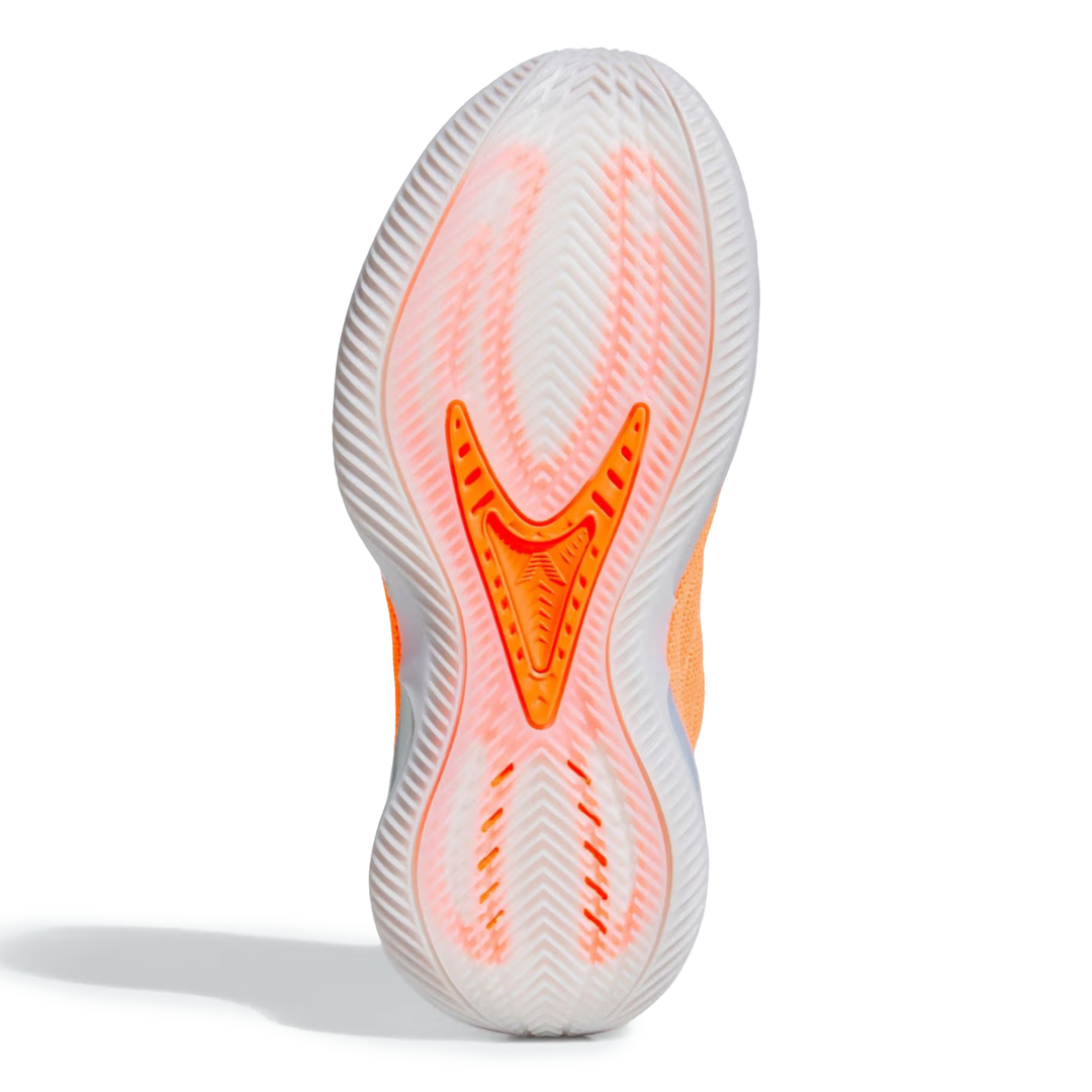 Adidas Men's Anthony Edwards 2 Lucid Orange/Silver Metallic/Grey Adidas Men's Anthony Edwards 2 Lucid Orange/Silver Metallic/Grey