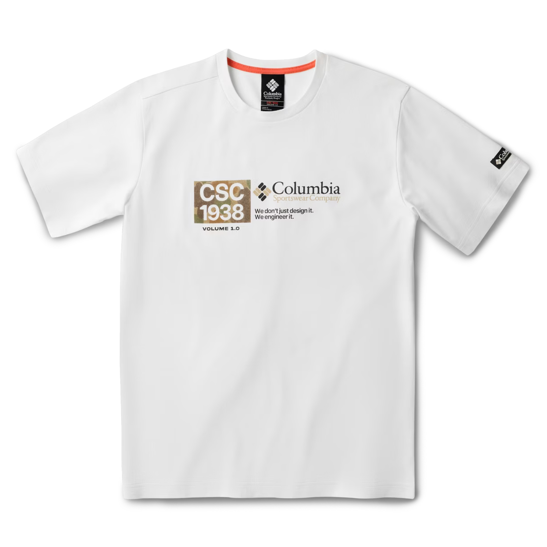Columbia CS1938 V1 Short Sleeve Tee Sea Salt