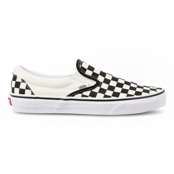 Vans Unisex Slip On Black/Off White Checkerboard