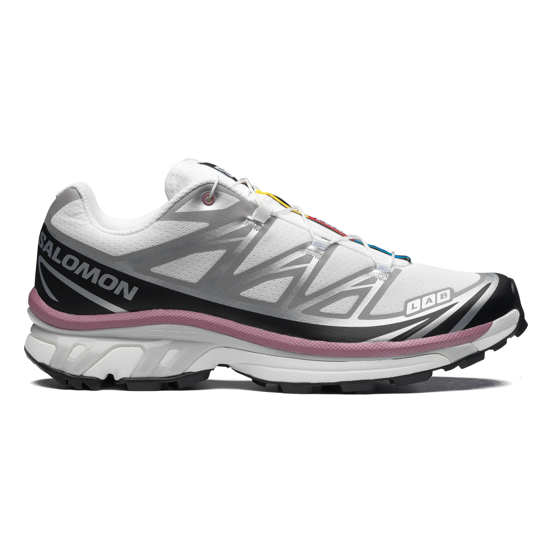 Salomon Men's XT-6 White/Black/Orchid