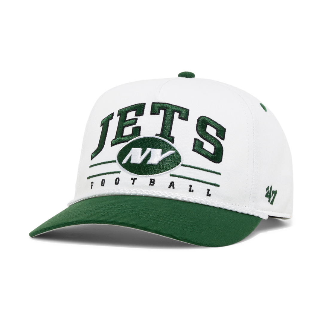 47 Brand New York Jets Roscoe Two-Tone Hitch White/Green