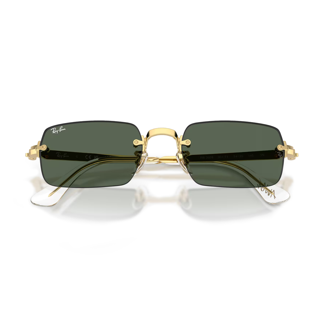 Ray Ban x A$AP Rocky RB3928 Dark Green Lens/Polished Arista Gold Frame