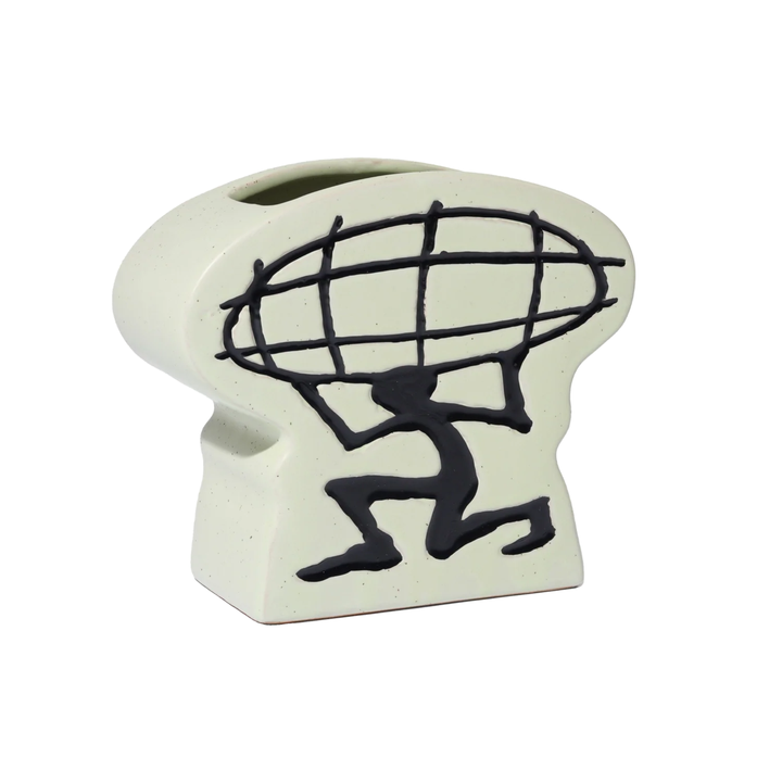 Butter Terrain Vase Mint