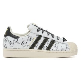 Adidas x Pokemon Men's Superstar II Pikachu Footwear White/Core Black/Gold Metallic