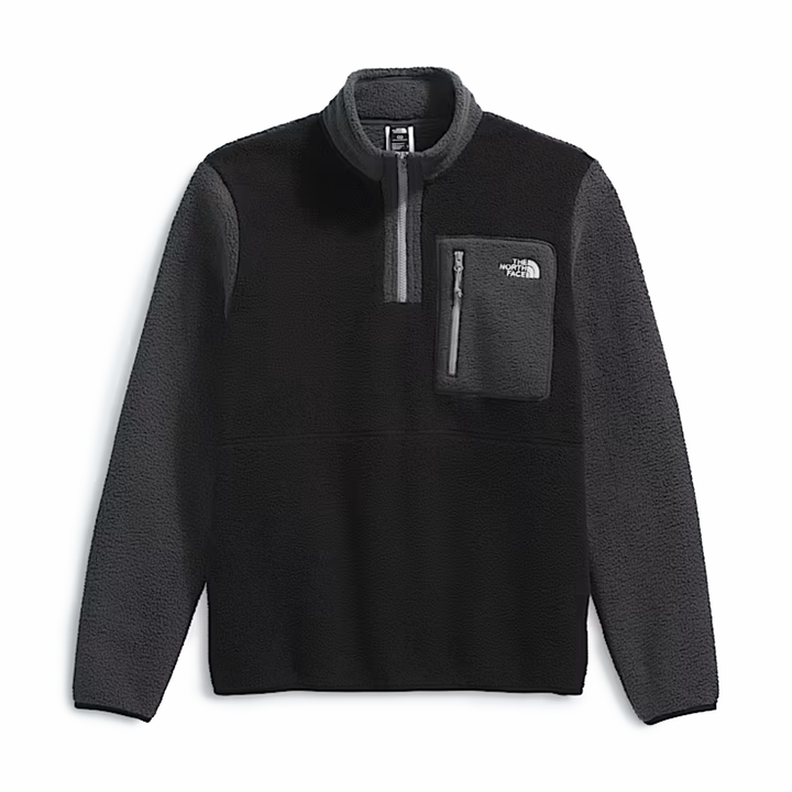 North Face Men's Yumiori 1/4 Zip TNF Black/Asphalt Grey/Monument Grey