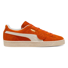 Puma Men's Suede Charles F. Stead IV Orange Glo/PUMA White
