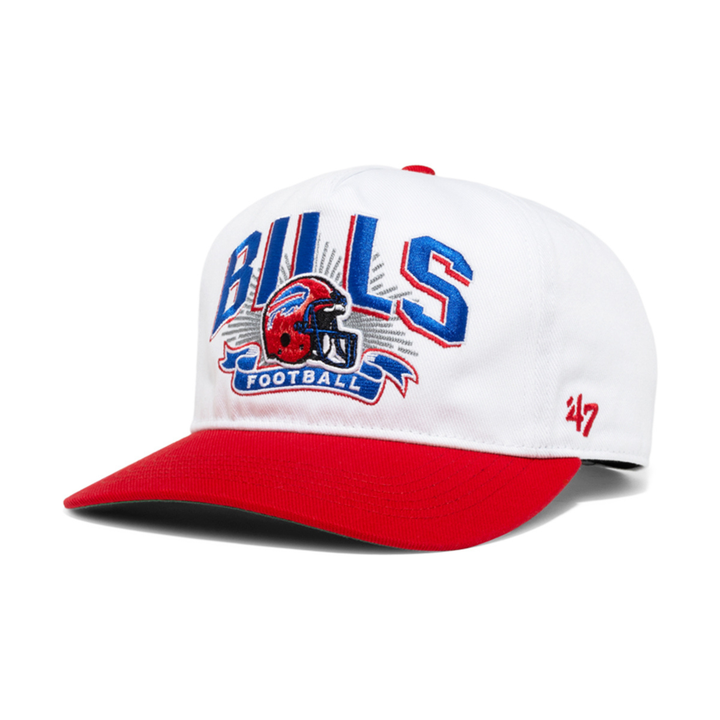 '47 Brand Buffalo Bills Historic Prime Play Hitch Relaxed Fit White/Red