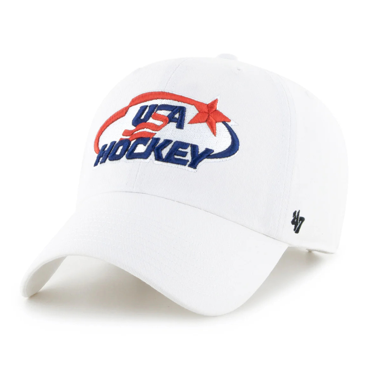 '47 Brand USA Hockey Clean Up White