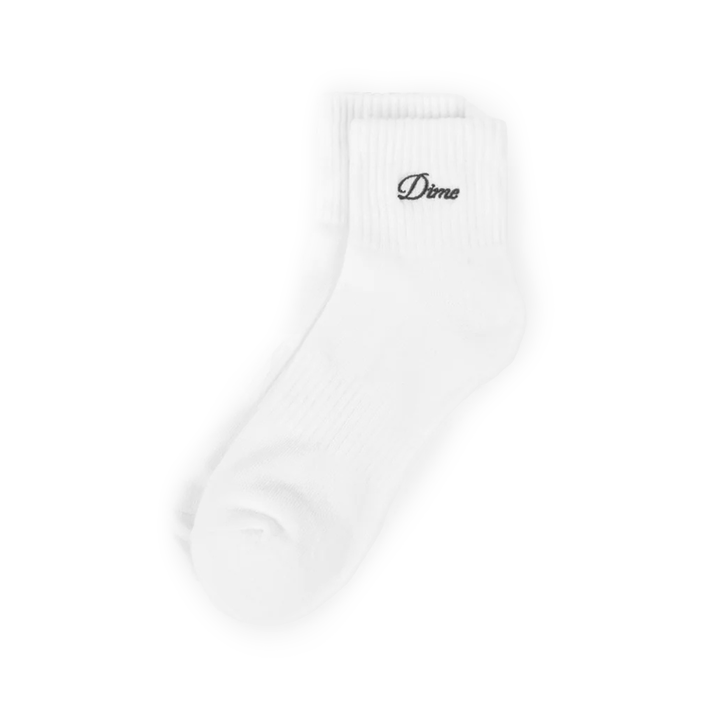 Dime Men's Two Pack Ankle Socks White