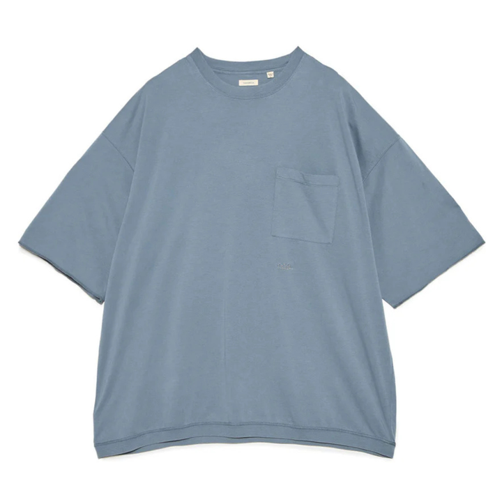 Nanamica Men's OOAL Pocket Tee Blue Grey