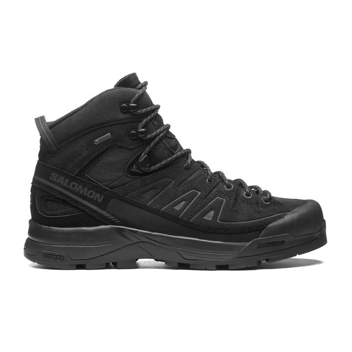 Salomon Men's X-Alp Black Leather Gore-Tex Mid Boot