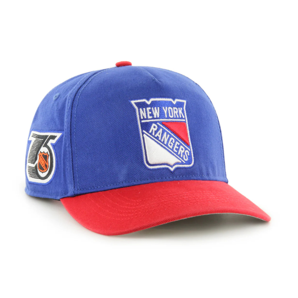 47 Brand New York Rangers 75th Anniversary Vintage Retro Freeze