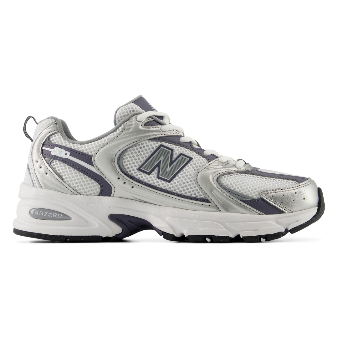 New Balance Men's U530SMP Silver Metallic/Neptune Grey/White