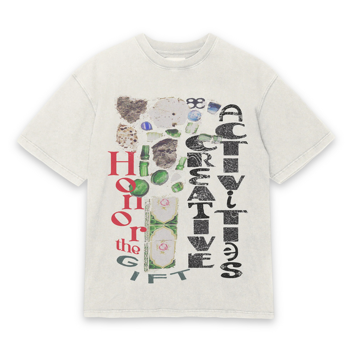 Honor The Gift Men's Honor Creative Tee Bone