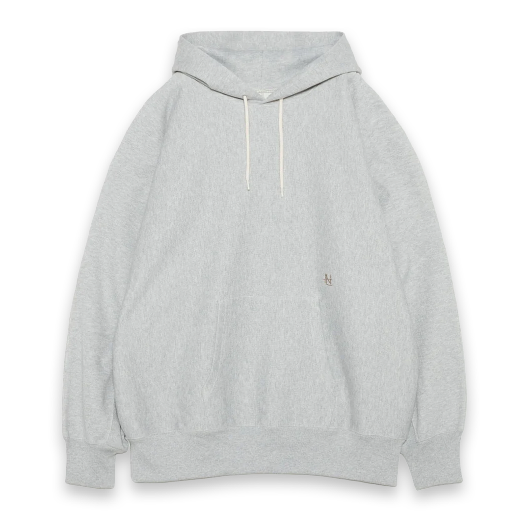 Nanamica Men's Hooded Sweatshirt Heather Grey