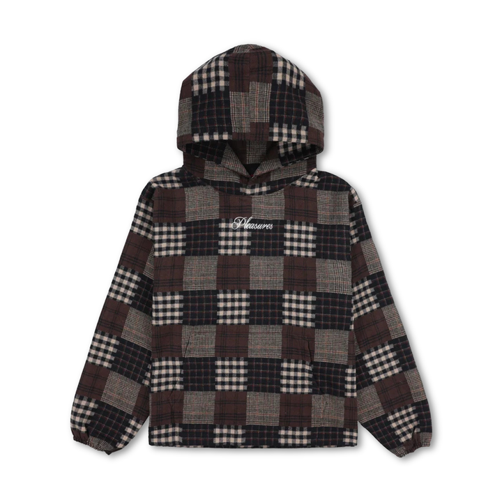 Pleasures Men's Mandras Poncho Hoodie Brown