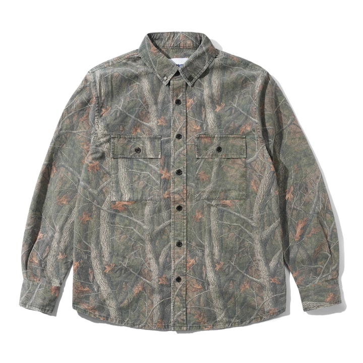 Butter Men's Yard Shirt Forest Camouflage