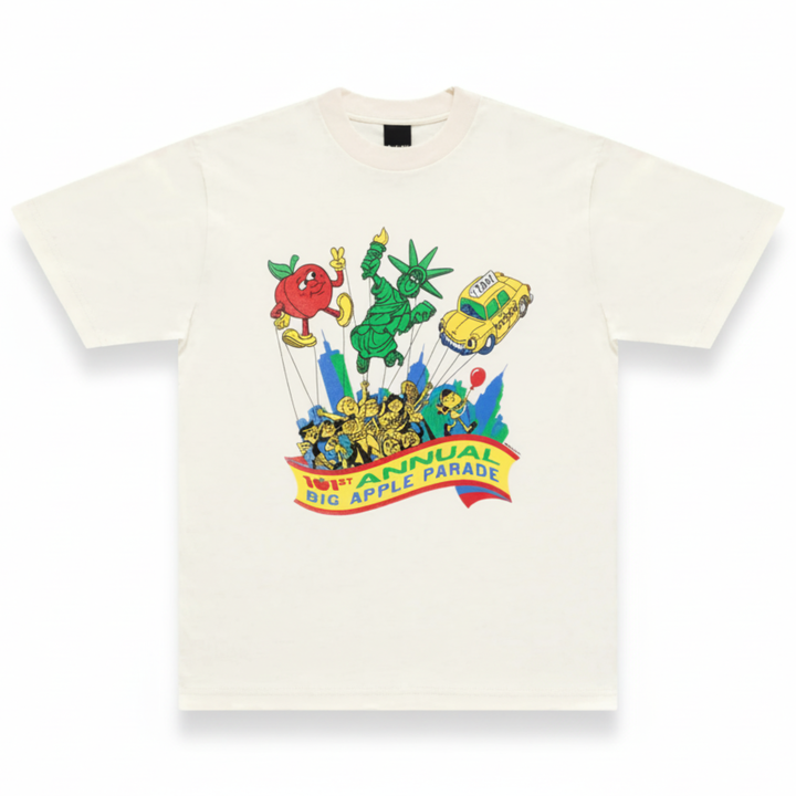 Only NY Men's Big Apple Parade T-Shirt Natural