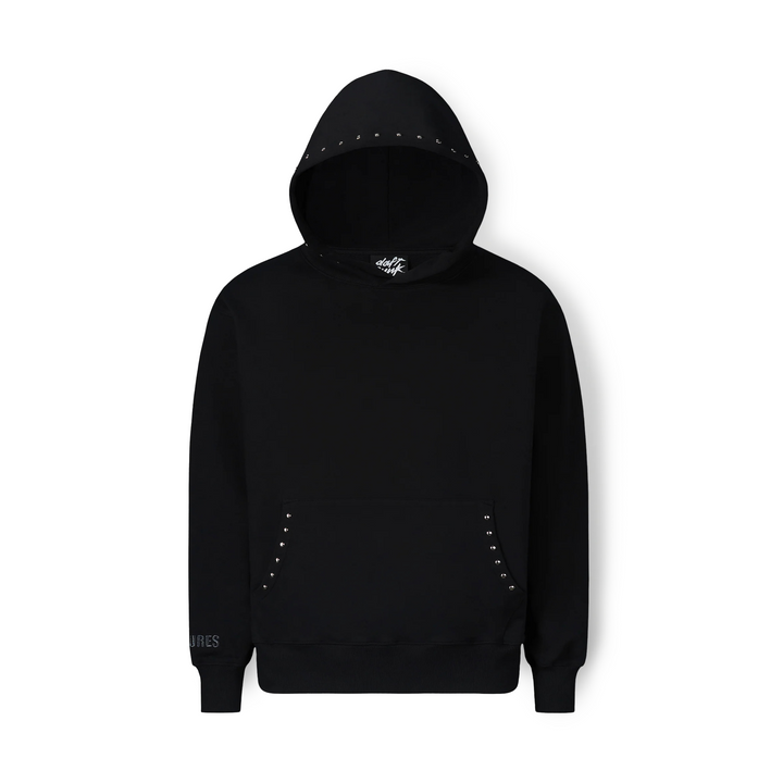 Pleasures Men's Lucky Studded Hoodie Black