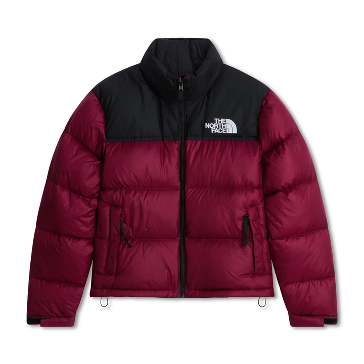 North Face Women's 1996 Retro Nuptse Jacket Burgundy Crush/Black