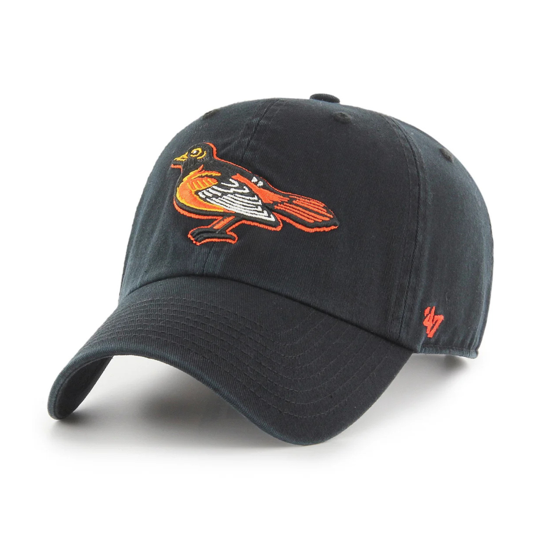 '47 Brand Baltimore Orioles Cooperstown Clean Up Bird Black