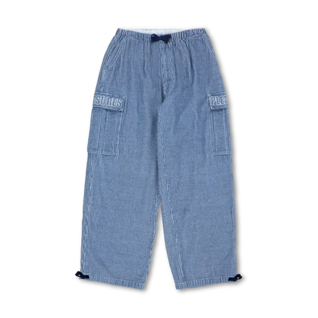Pleasures Men's Visitor Cargo Pants Blue