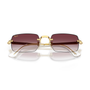 Ray Ban x A$AP Rocky RB3928 Clear Gradient Dark Violet Lens/Polished Arista Gold Frame