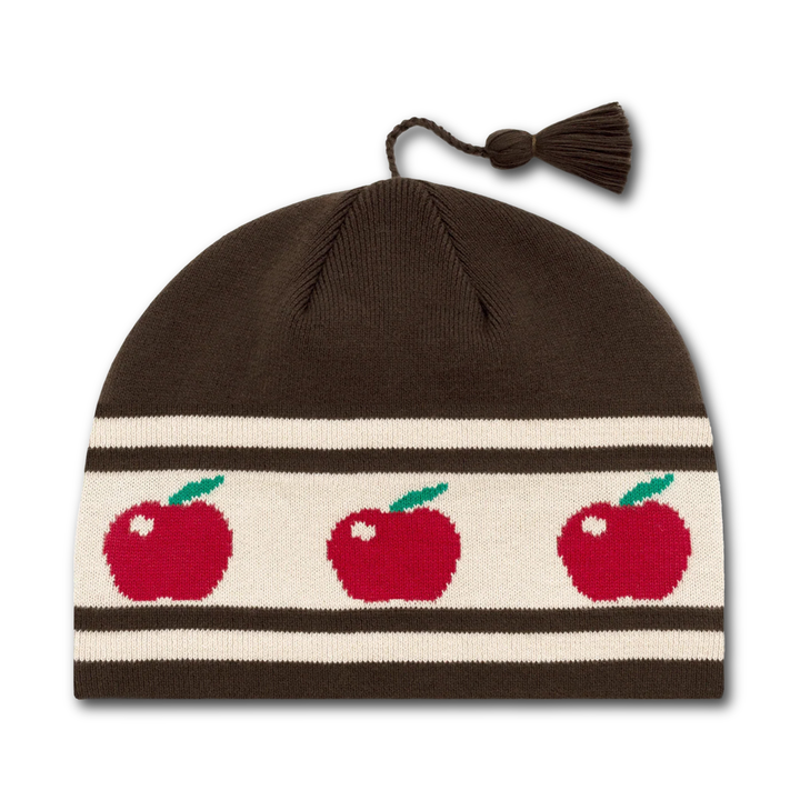 Only NY Apple Beanie Brown/Natural