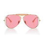 Ray Ban x Dolce & Gabbana The Shooter Polished Arista Gold Frame/Pink Lenses
