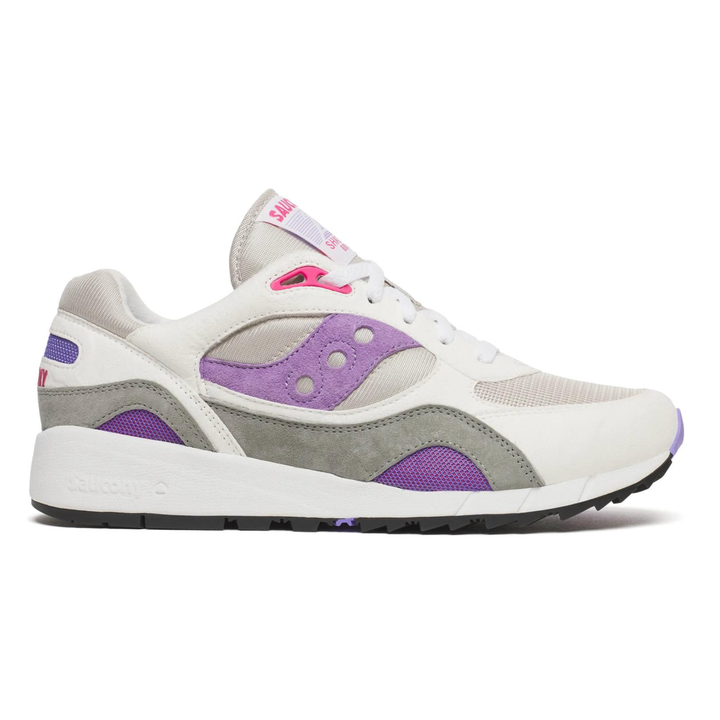 Saucony Men's Shadow 6000 White/Grey/Purple