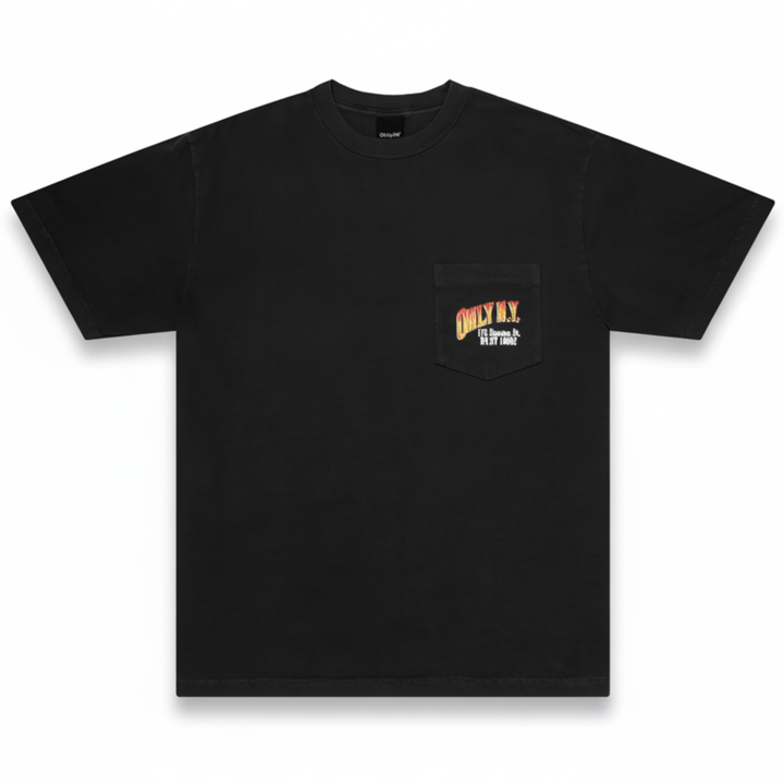 Only NY Men's Billiards Pocket T-Shirt Black