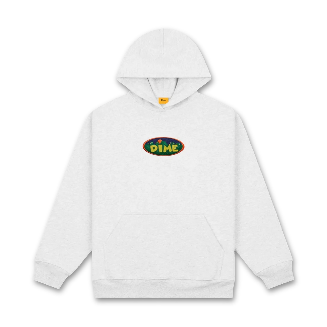 Dime Men's Ville Ash Grey Hoodie