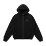 Dime Men's Classic Small Logo Black Zip Hoodie