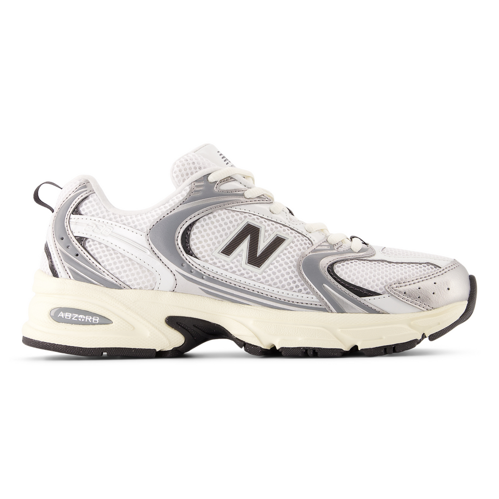 New Balance Men's U530ESA Silver Metallic/Black Cement – West NYC