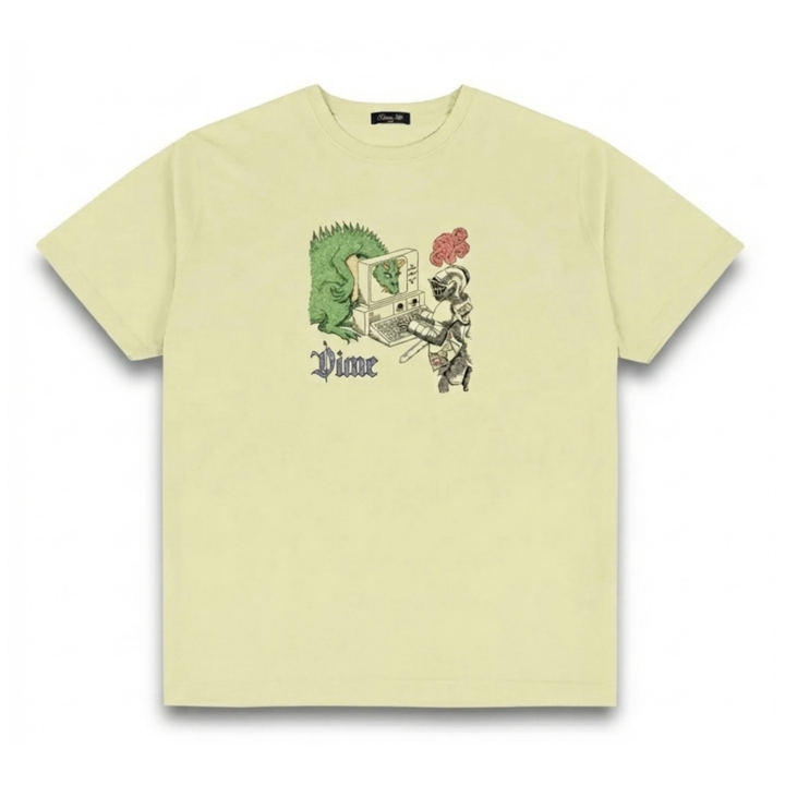 Dime Men's Catfish Pear Green T-Shirt