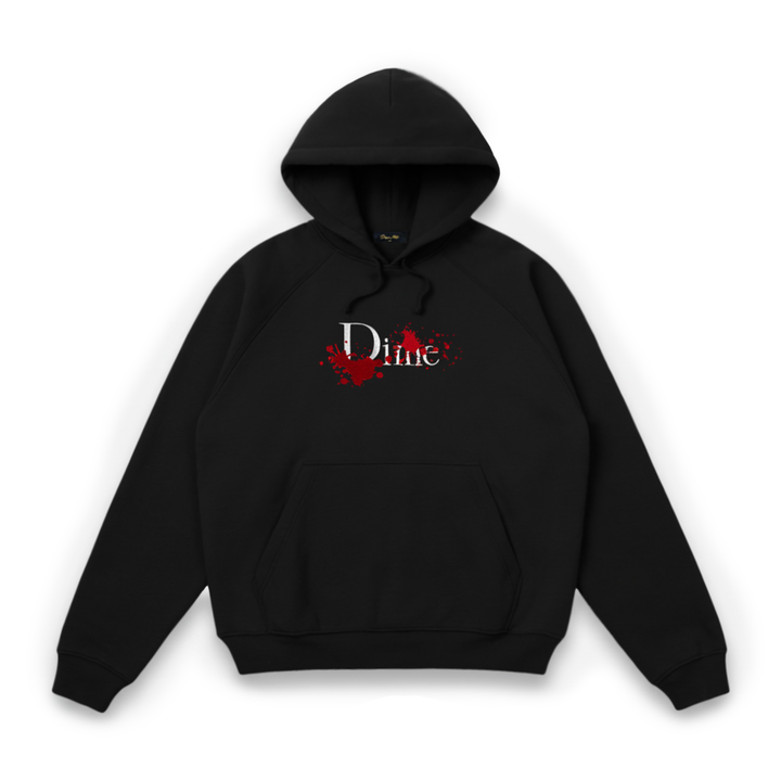 Dime Men's Classic Bloody Hoodie Black