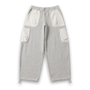 Dime Men's Reversed Terry Cargo Sweatpants Grey/White