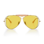 Ray Ban x Dolce & Gabbana The Shooter Polished Arista Gold Frame/Yellow Lenses