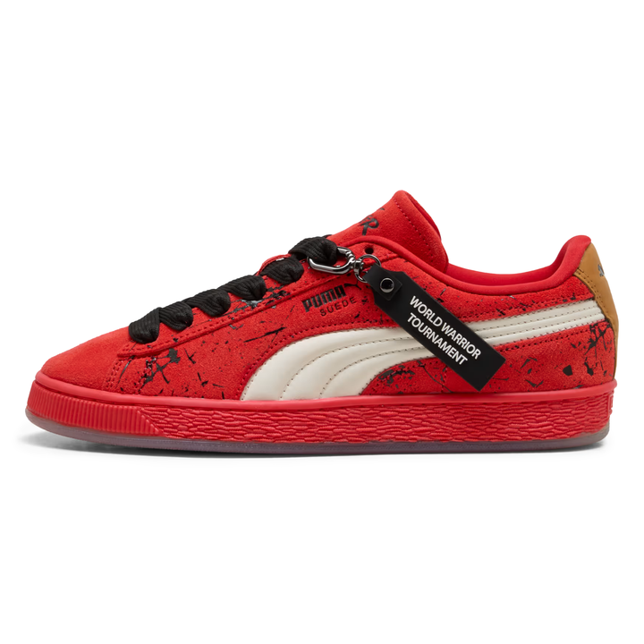 Puma X Street Fighter Men's Ken Red/White/Black Suede